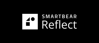 SmartBear Reflect logo — purple icon, SMARTBEAR Reflect wordmark